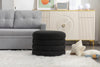 Stylish Black Storage Ottoman