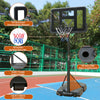 Adjustable Portable Basketball Hoop with Wheels