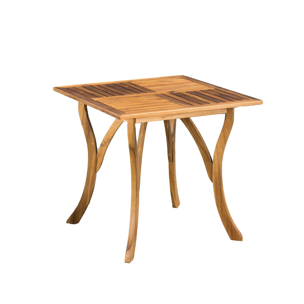 Chic Wood Square Table