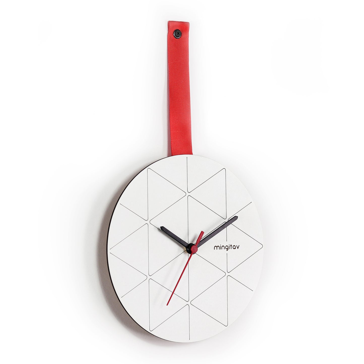 Crimson Minuet Wall Clock