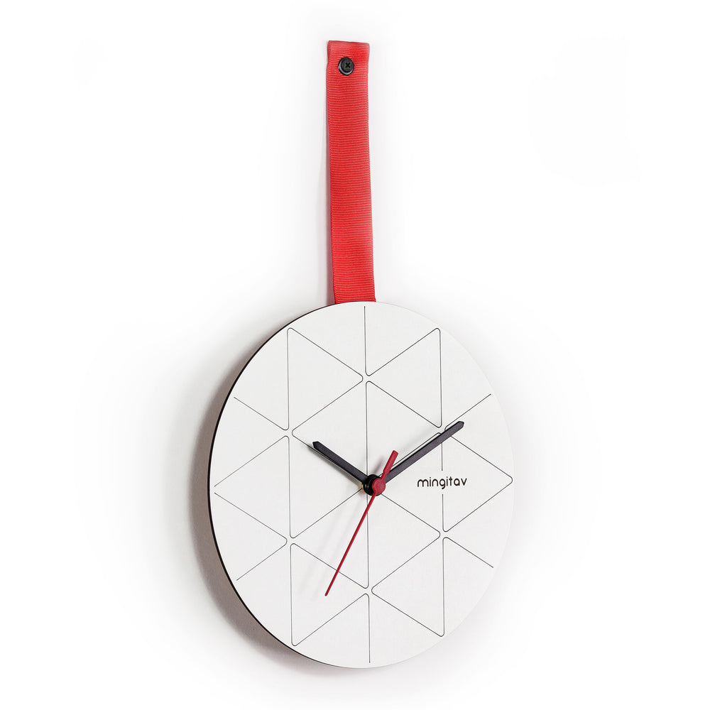 Crimson Minuet Wall Clock