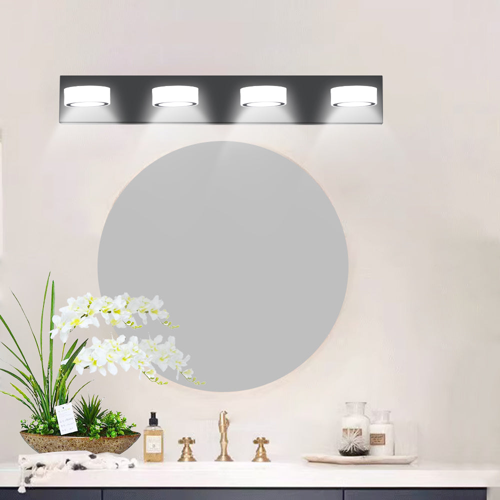 Sleek Black LED Vanity Lights for a Modern Bath