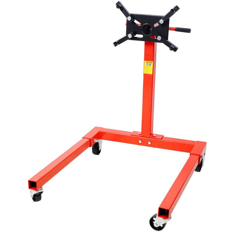 Easy Roll Engine Stand with Rotating Head & Adjustable Arms