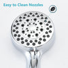 Powerful Chrome Handheld Shower Head