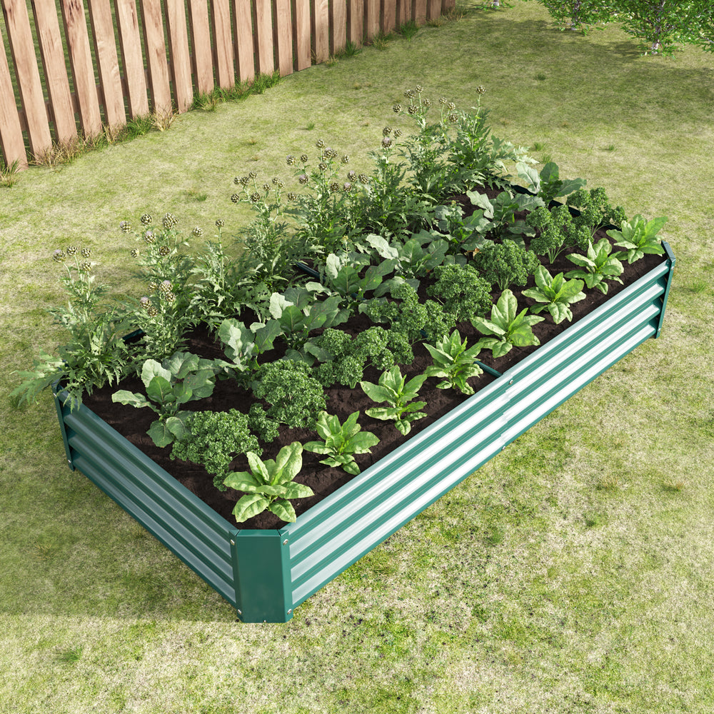 Vibrant Green Garden Planter – Ideal for Your Plants and Veggies!