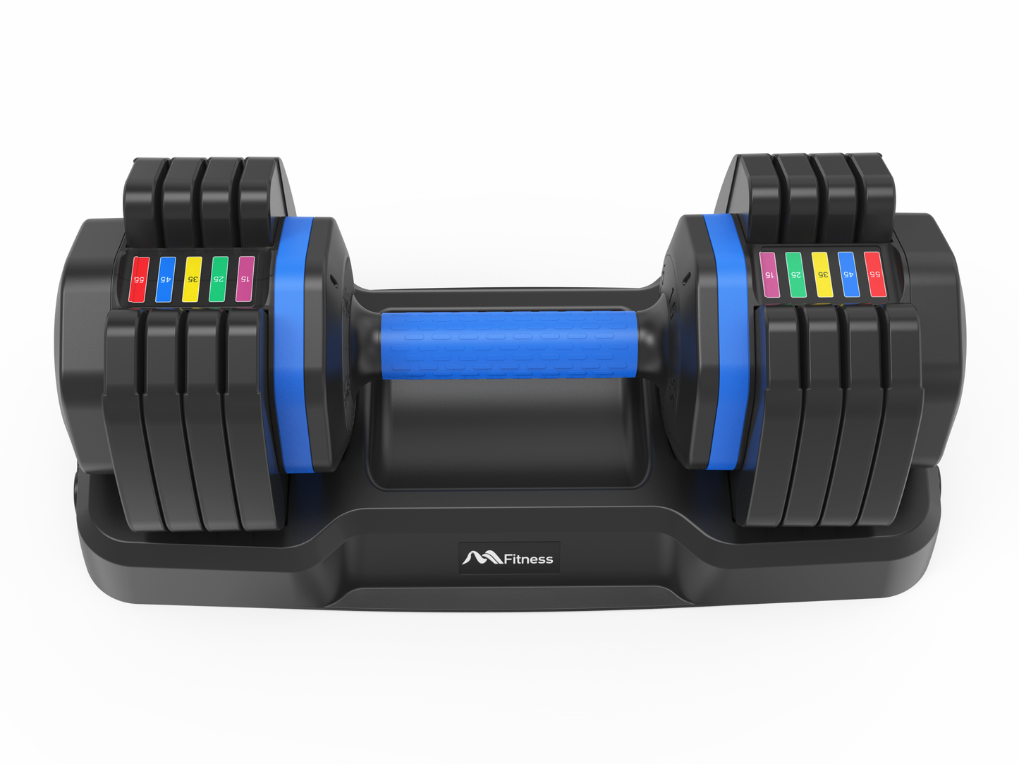 Quick-Adjust Fitness Dumbbells - Pair with Secure Grip for Full-Body Workouts