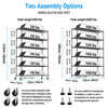 Rolling Heavy-Duty Storage Shelves