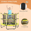 Qaba FunZone Trampoline: Safe Play Adventure for Kids!