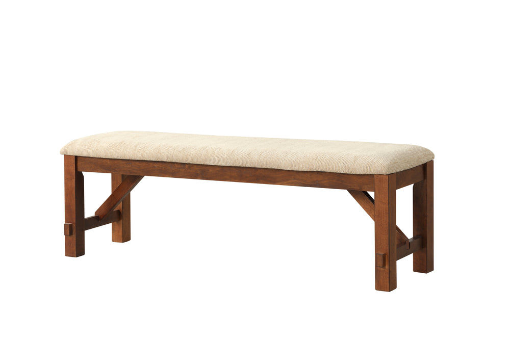 Karven Rustic Wood Bench