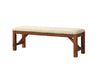 Karven Rustic Wood Bench