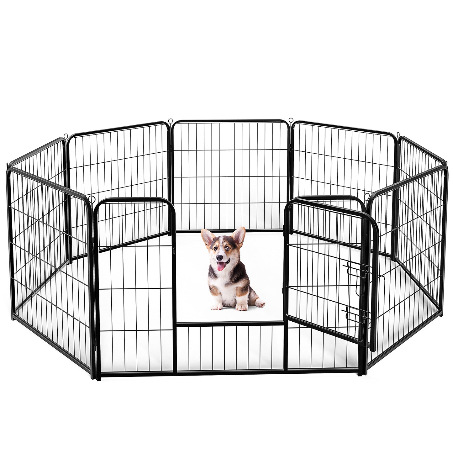 Paw Paradise Playpen with Gate: Indoor & Outdoor Fun for Your Small Pets!