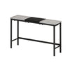 Chic Grey & Black Kitchen Bar Set with Stools