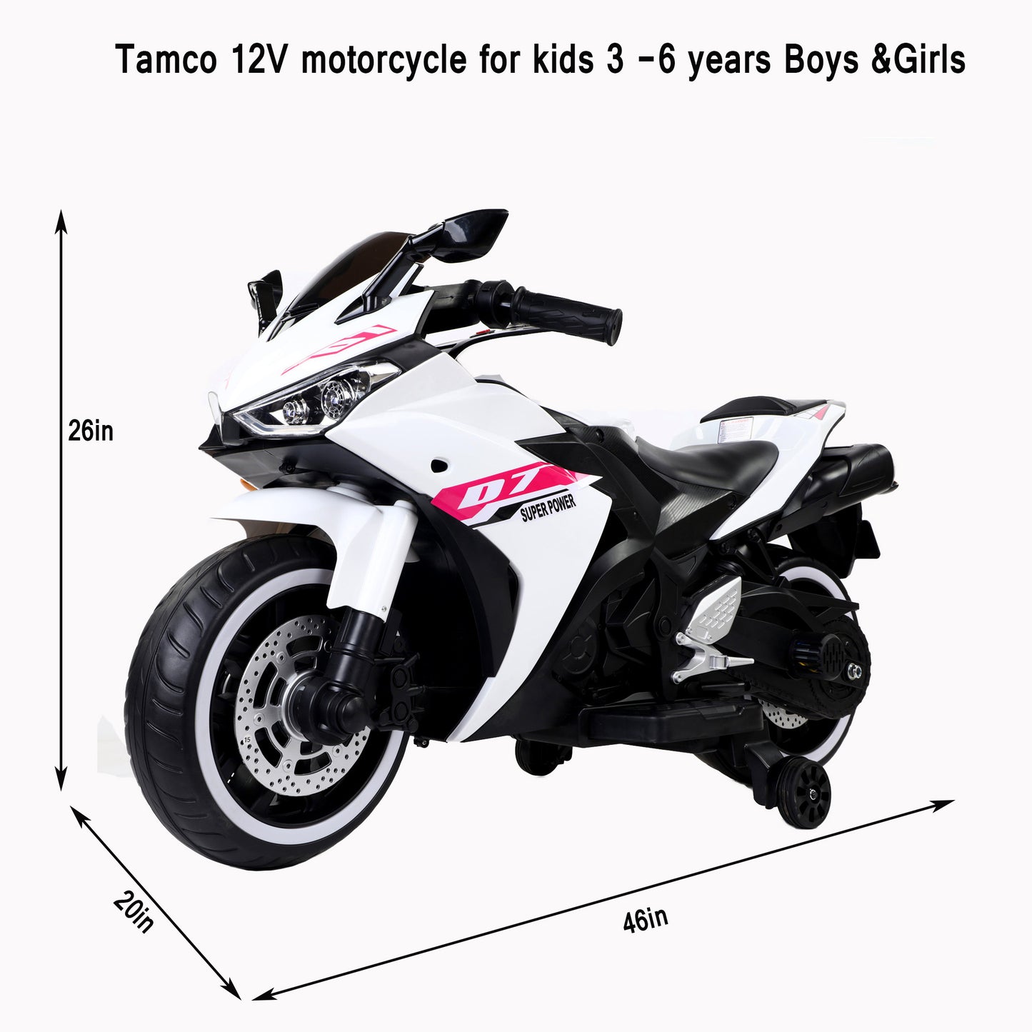 Tamco Lightning Ride-On Motorcycle for Kids