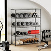 Rolling Heavy-Duty 5-Tier Shelf Rack with Liners