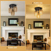 Boho Chic Flush Mount Light