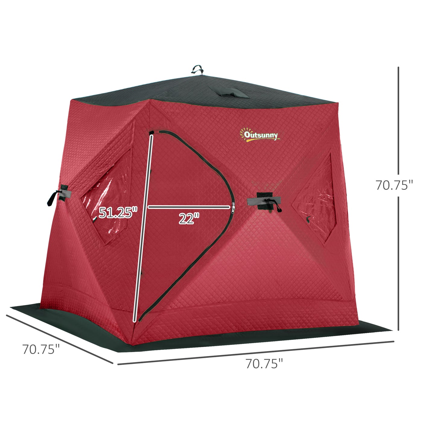 Cozy Duo Ice Fishing Pop-Up Tent