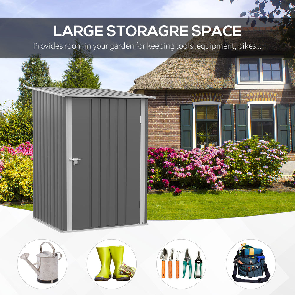 Outsunny Garden Storage Shed - Stylish & Secure Tool House