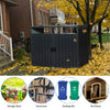 Stylish Outdoor Trash Can Hideaway