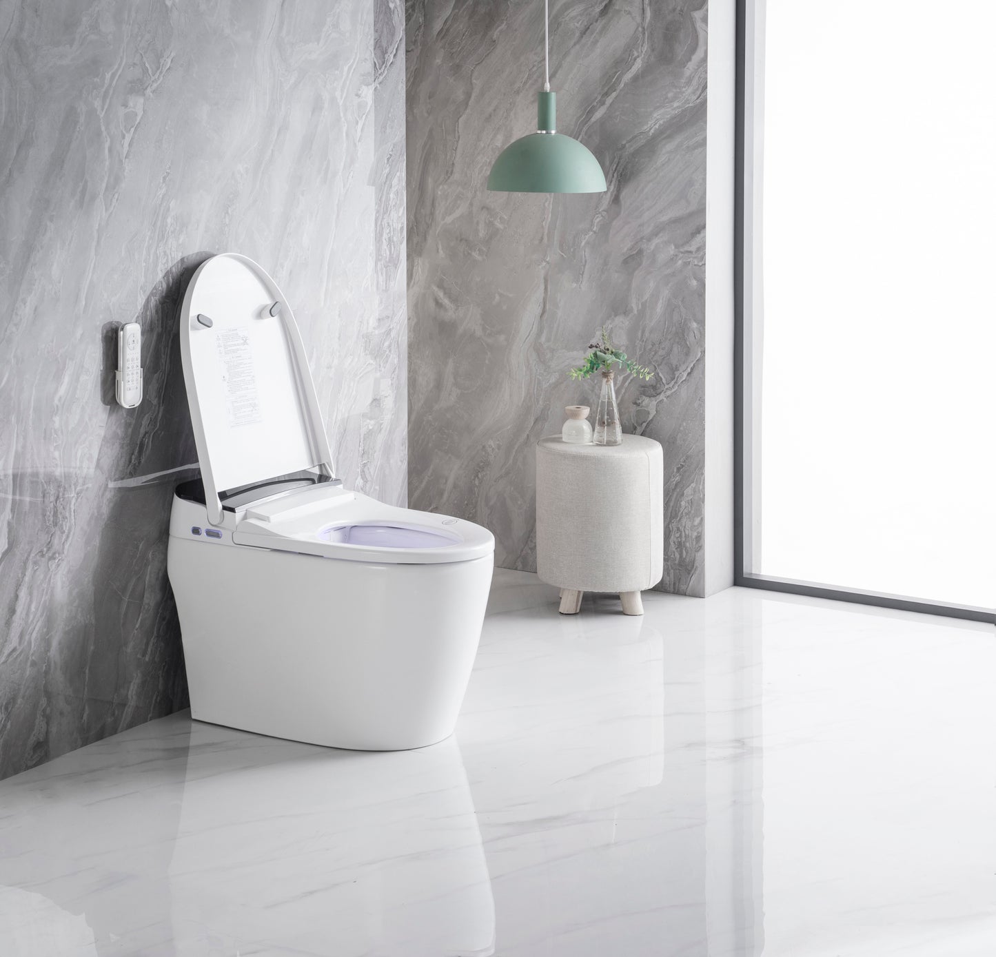 Smart Bidet Toilet with Heated Seat & Auto Features