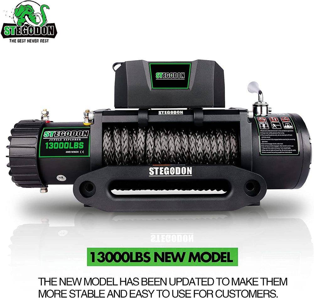 PowerPull Electric Winch with Wireless Control and Synthetic Rope