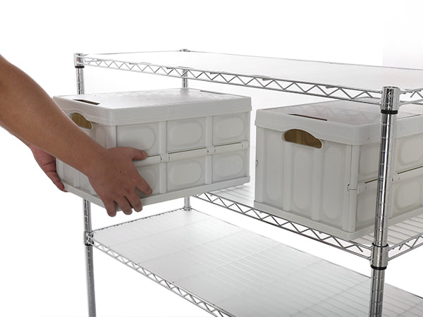 Ultimate Heavy-Duty Rolling Wire Shelf Organizer