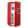 Chic Red Mini Fridge with Freezer – Perfect for Any Space!