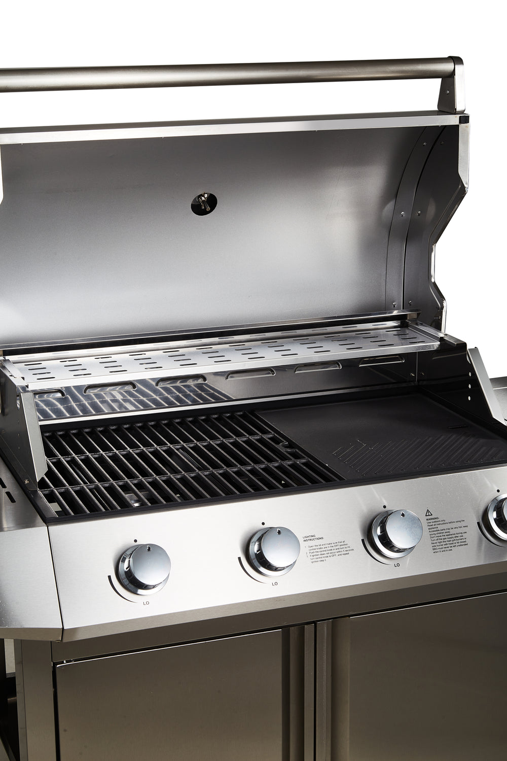 Sizzle Pro Stainless Steel 4-Burner Grill