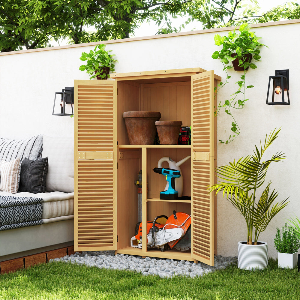 Sunny Haven Outdoor Storage Shed