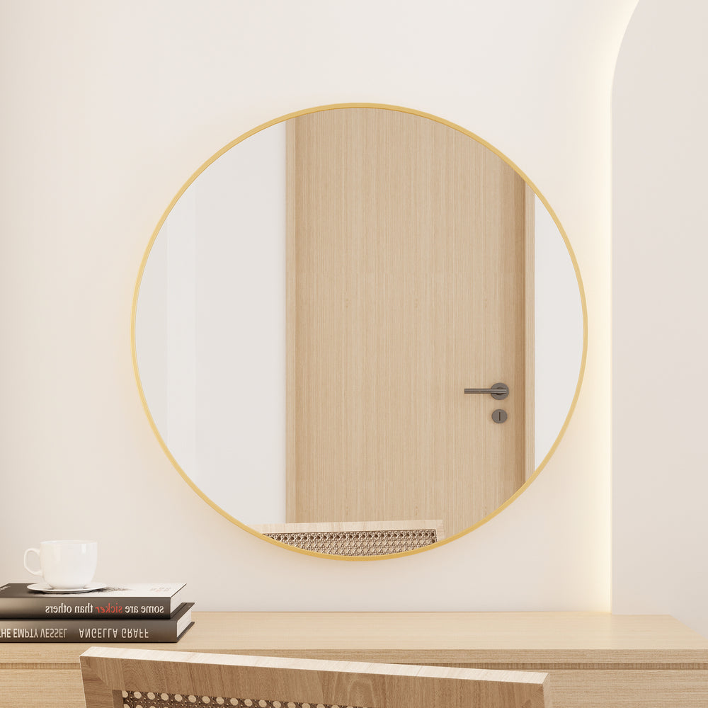 Golden Circle Wall Mirror