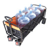 Ultimate Folding Wagon - Garden & Beach Buddy in Black & Orange