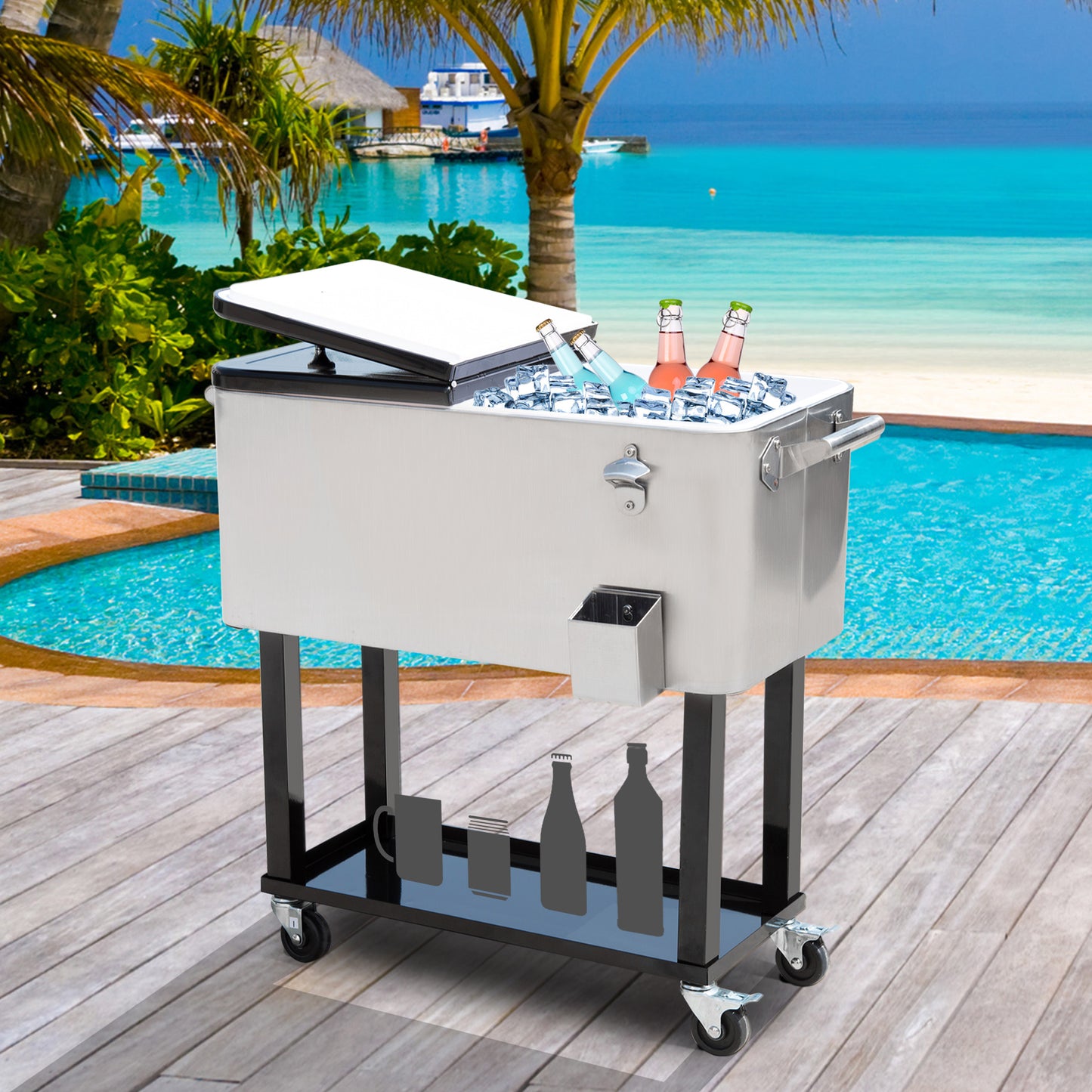 Chill & Roll Outdoor Party Cooler