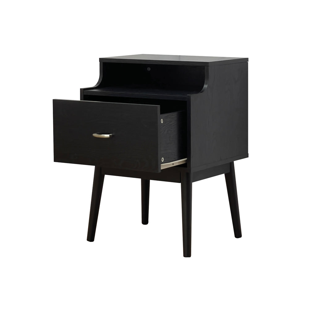 Chic One-Drawer Nightstand