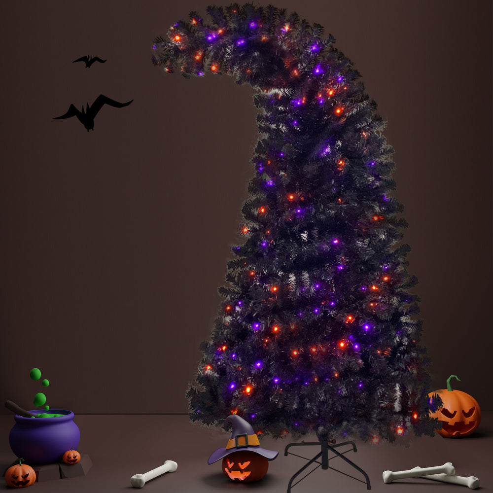 Bendable Grinch Christmas & Halloween Tree with LED Lights