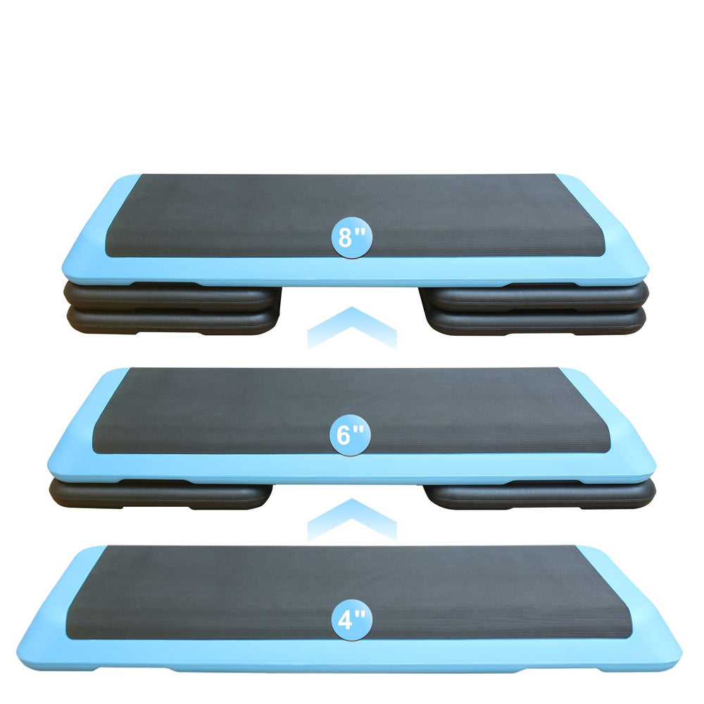 Blue Adjustable Aerobic Step Platform