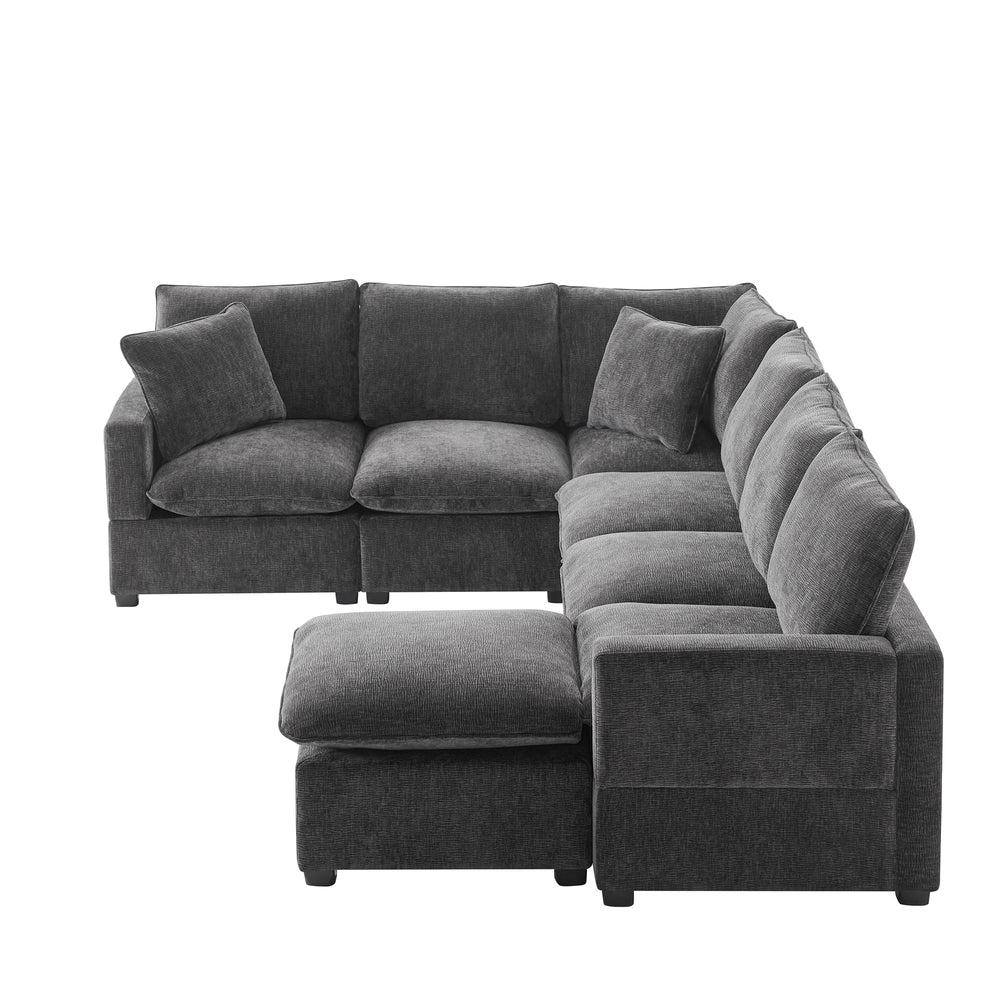 Chic Modular U-Shaped Sofa Set