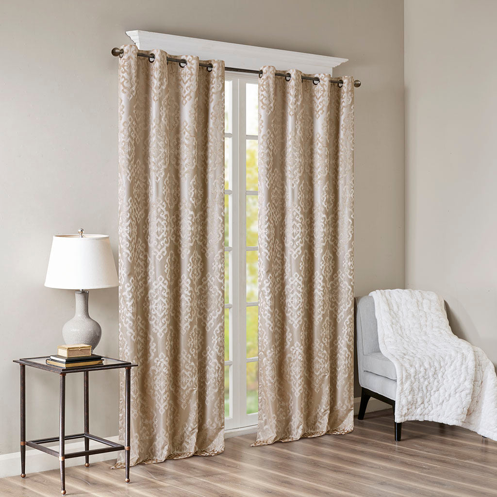 Total Blackout Knitted Curtain Panel