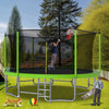 Bounce & Shoot Trampoline Adventure with Balance Bar & Safety Net