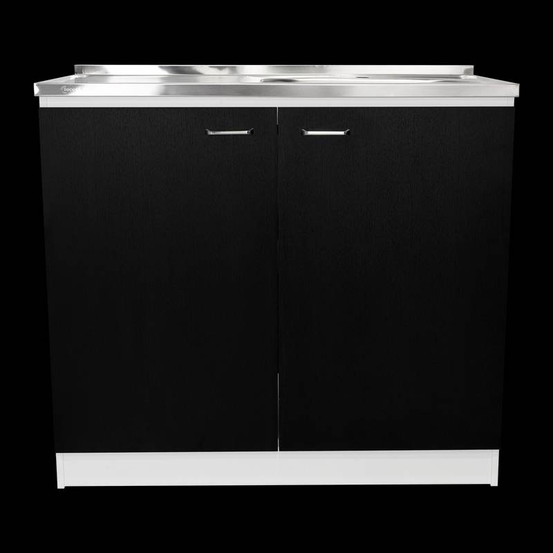 Sleek Utility Sink with Cabinet