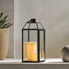 Shimmering Stainless Steel Lantern