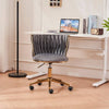 Cozy Swivel Office Chair - Stylish and Ergonomic in Dark Grey