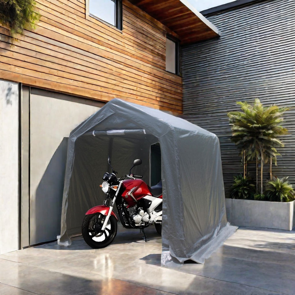 Ultimate Outdoor Portable Garage with Zip Doors and Vents