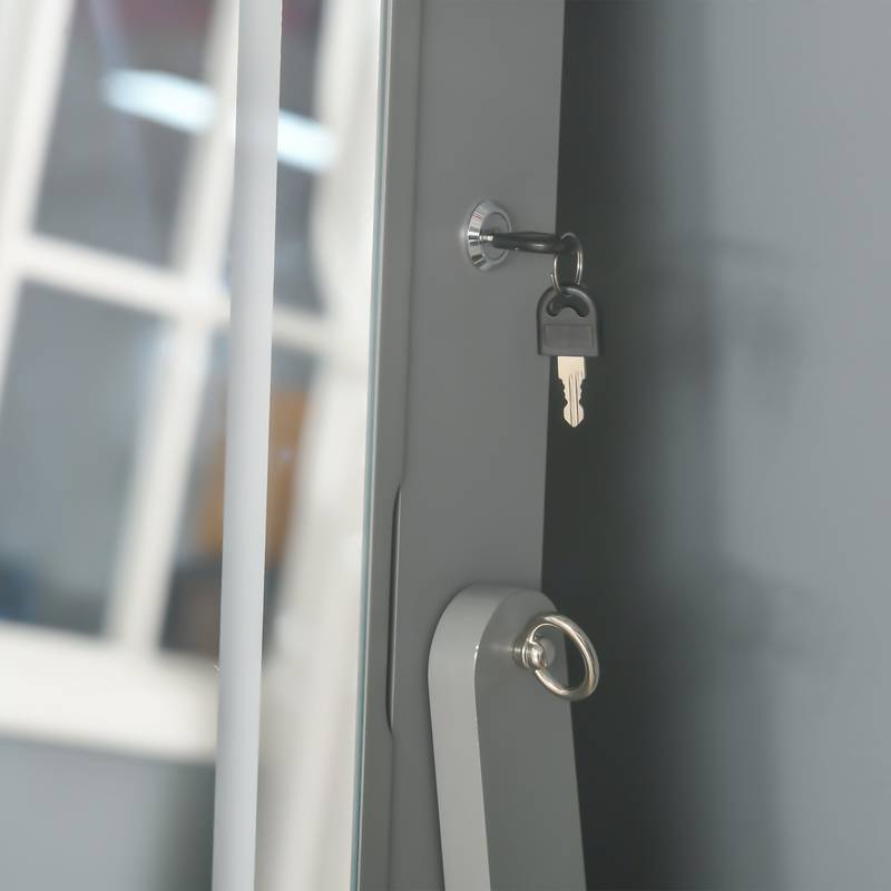 Radiant Jewelry Cabinet with Mirror & LED Light