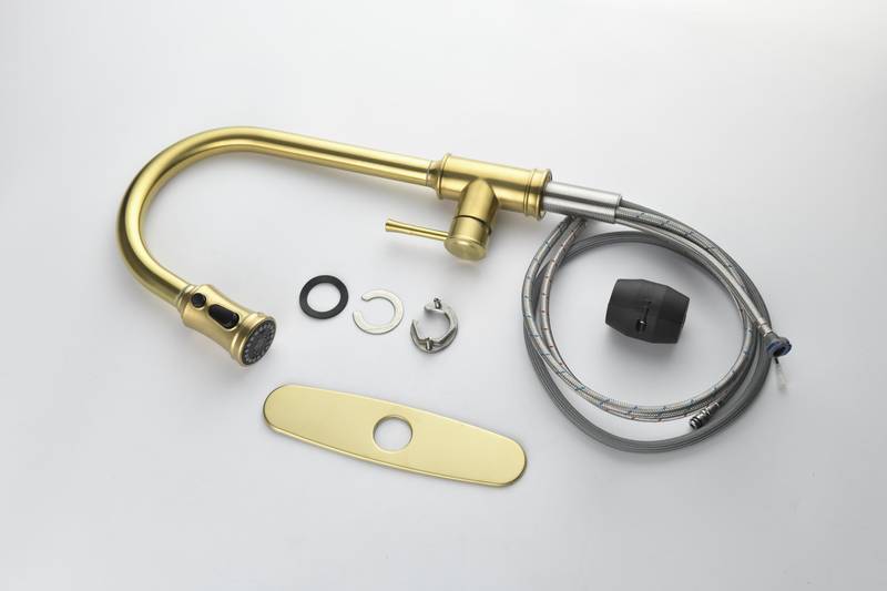 Effortless Elegance Kitchen Faucet with Pull-Down Sprayer