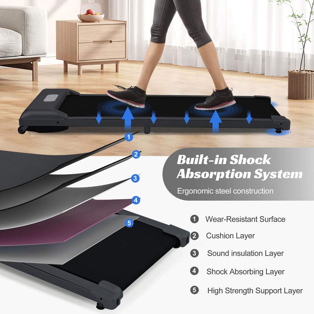 Versatile Under Desk Treadmill: Walk, Jog, Run at Home or Office