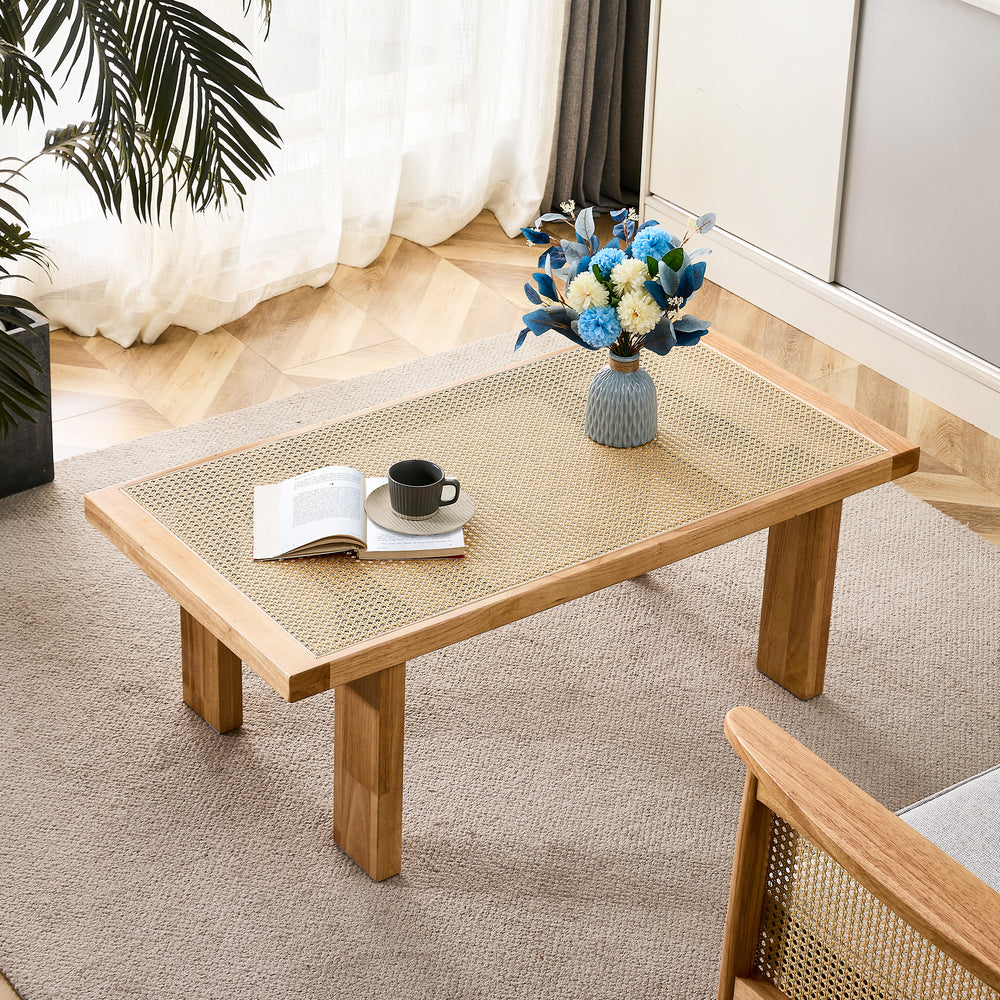 Chic Rattan Rectangle Table