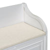 Rustic Charm Storage Bench with Safety Hinge
