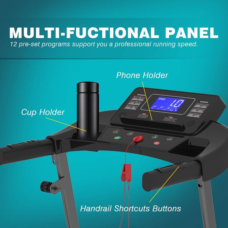 FitFlex Folding Electric Treadmill