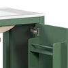 Chic Green Bathroom Vanity with Soft-Close Cabinet and Drawer