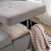 Cozy Velvet Reversible Sofa with Storage