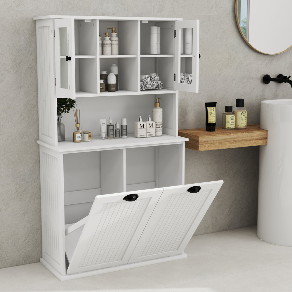 Smart Tilt-Out Laundry Cabinet